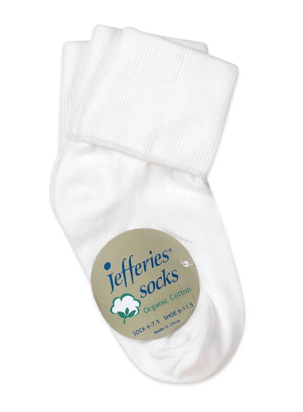 Jefferies Socks Smooth Toe Organic Cotton Turn Cuff Socks 3 Pair Pack