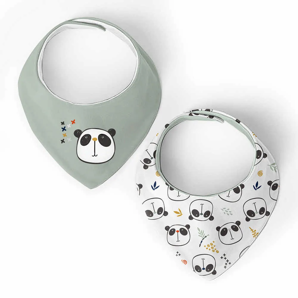 Kushies DribbleBib 2-Pack Bandana Bibs