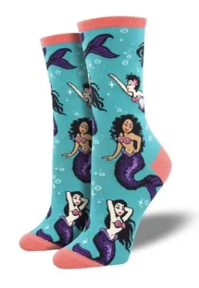 Last Call Swimming With Sirens Women's Socks