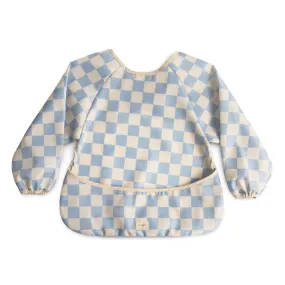 Long Sleeve Bib - Blue Check