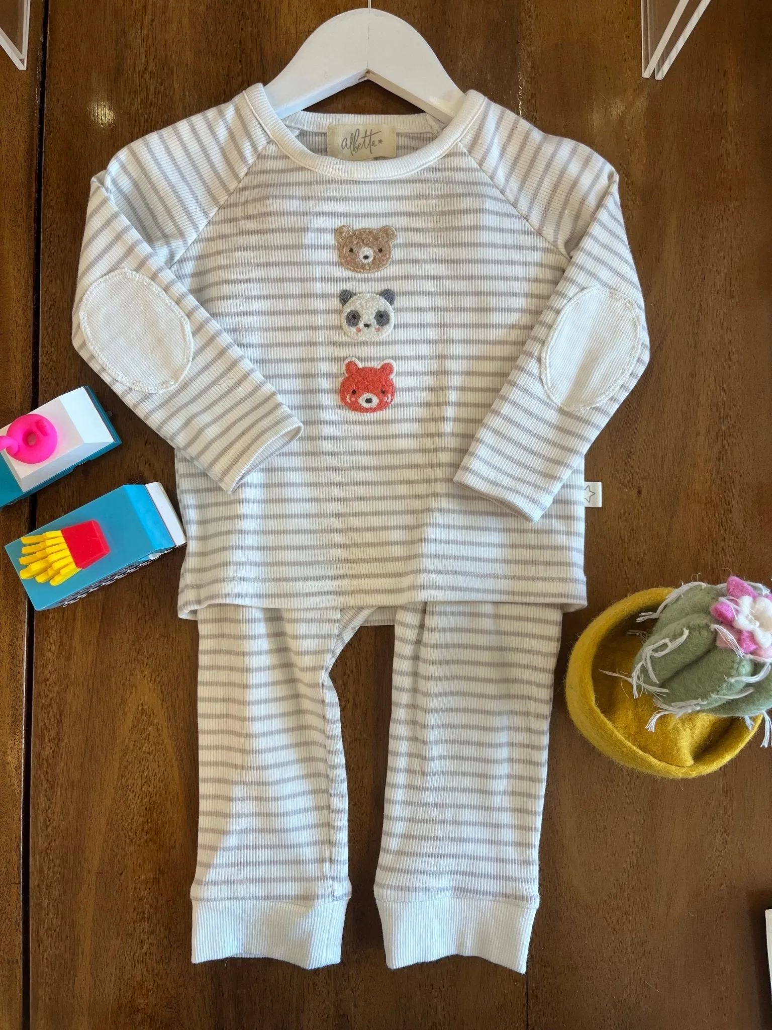 Long Sleeve Three Bears Pajamas