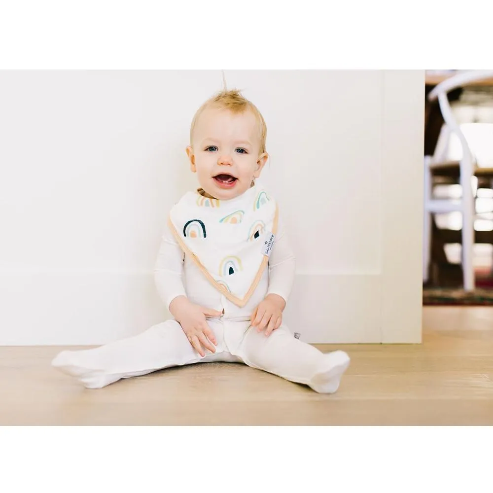 Luxe Muslin Bandana Bib Set - Sloth