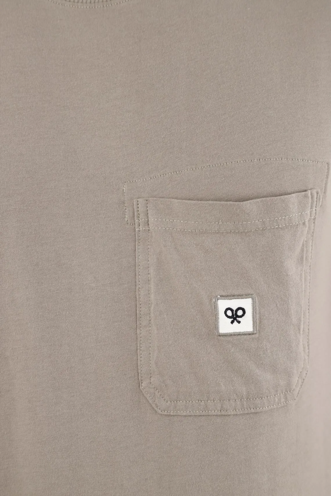 Men's Gray Patch Pocket T-Shirt