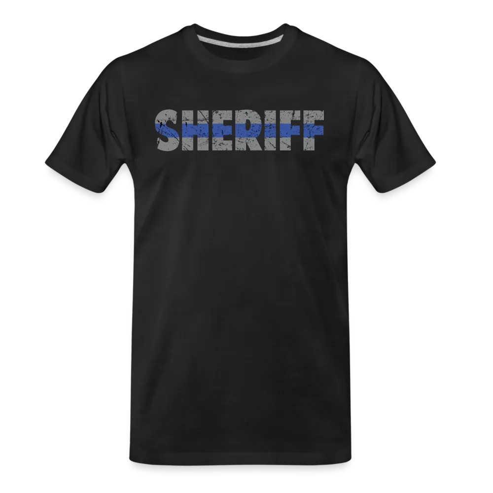 Men's Premium T-Shirt - Sheriff Blue Line
