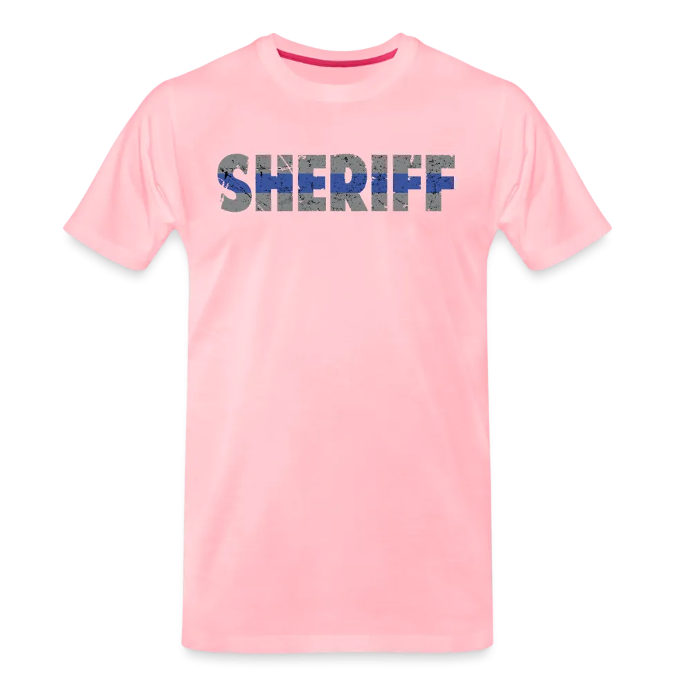Men's Premium T-Shirt - Sheriff Blue Line