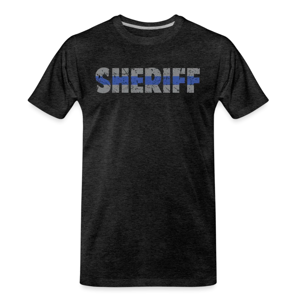 Men's Premium T-Shirt - Sheriff Blue Line