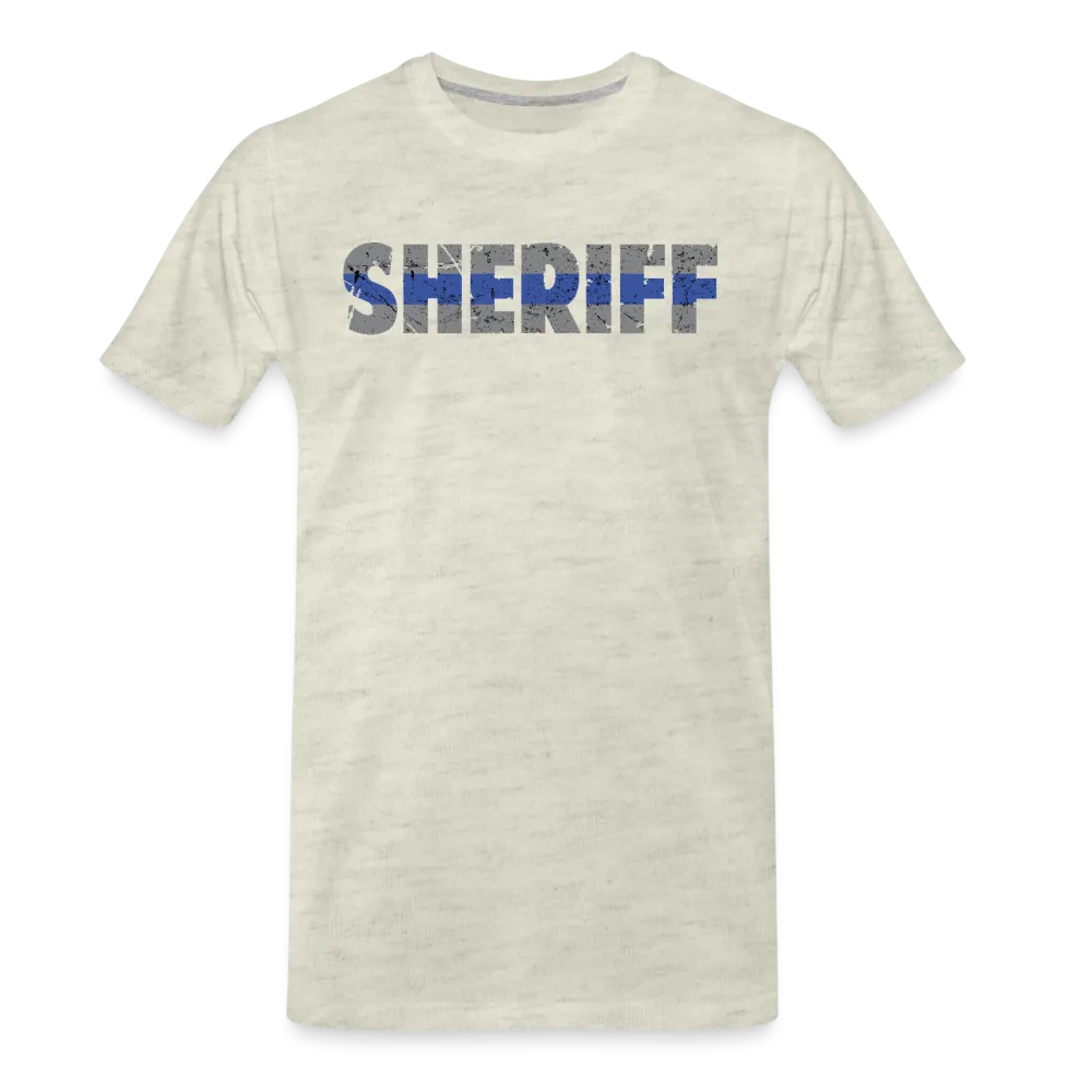 Men's Premium T-Shirt - Sheriff Blue Line