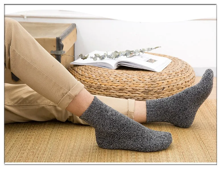 Men's Super Thick High Quality Wool Winter Socks - 3 Pack