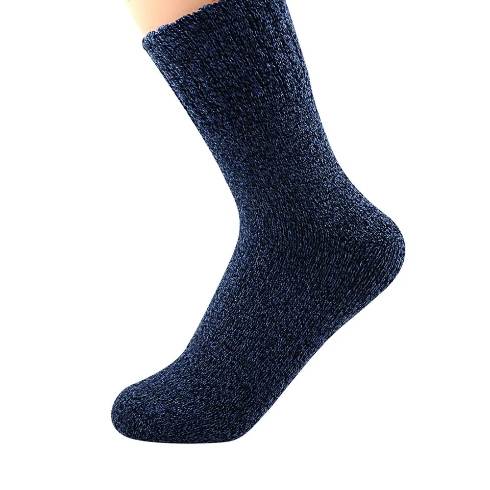 Men's Super Thick High Quality Wool Winter Socks - 3 Pack