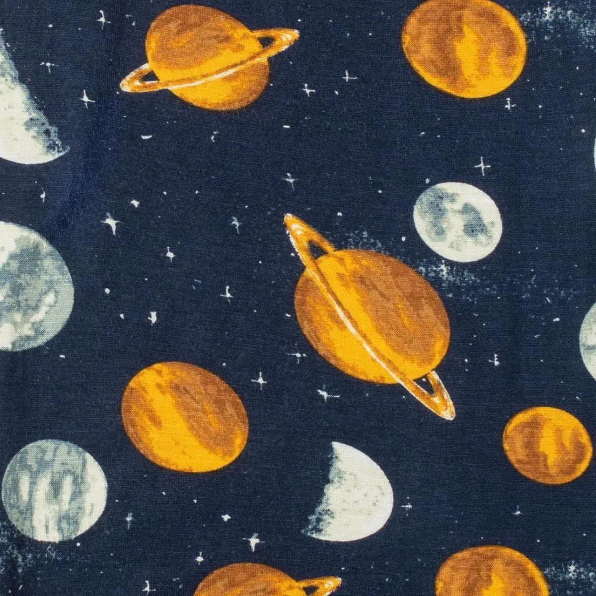 MilkBarn Kids Bamboo Zipper Pajama | Planets