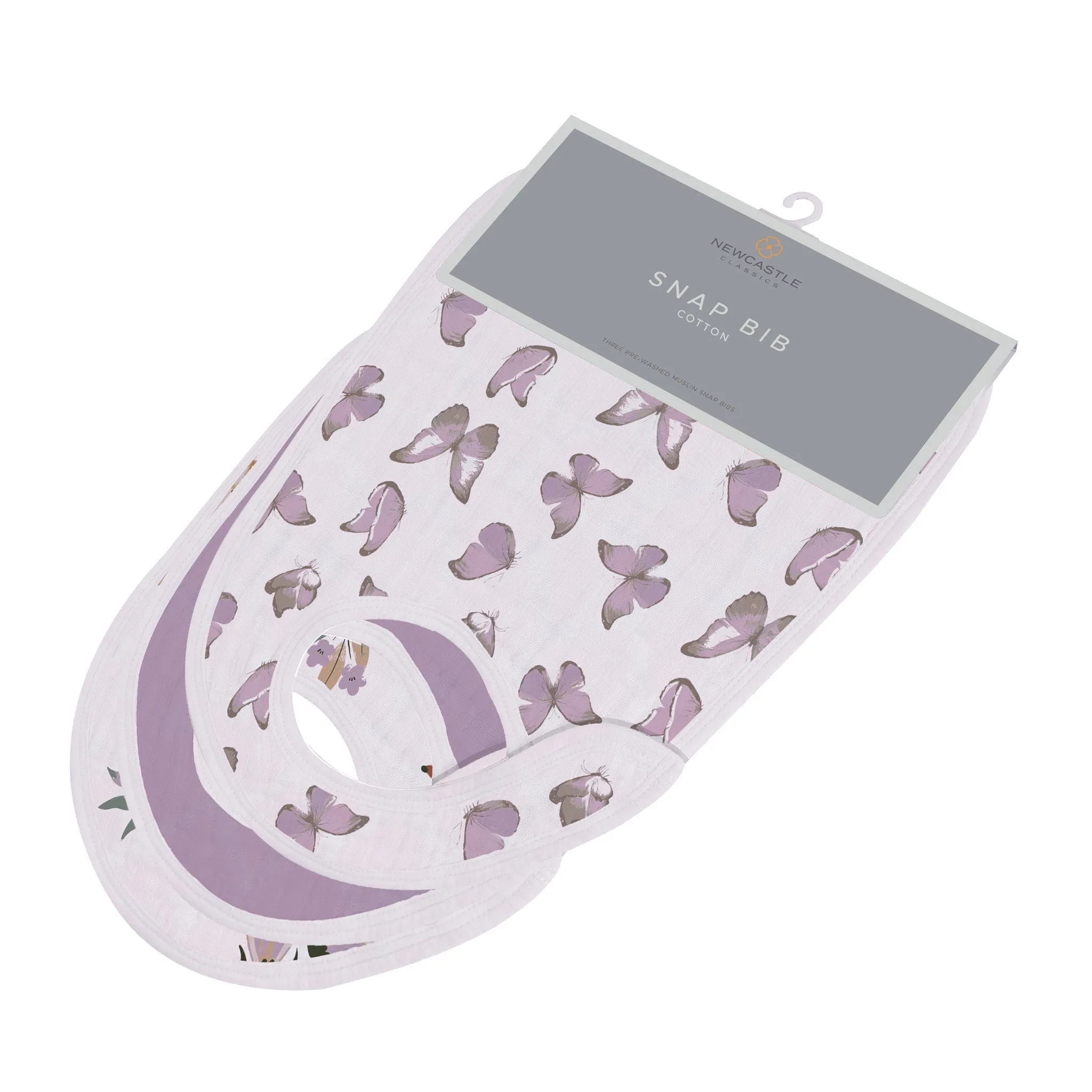 Mountain Meadow Snap Bibs Set 3PK
