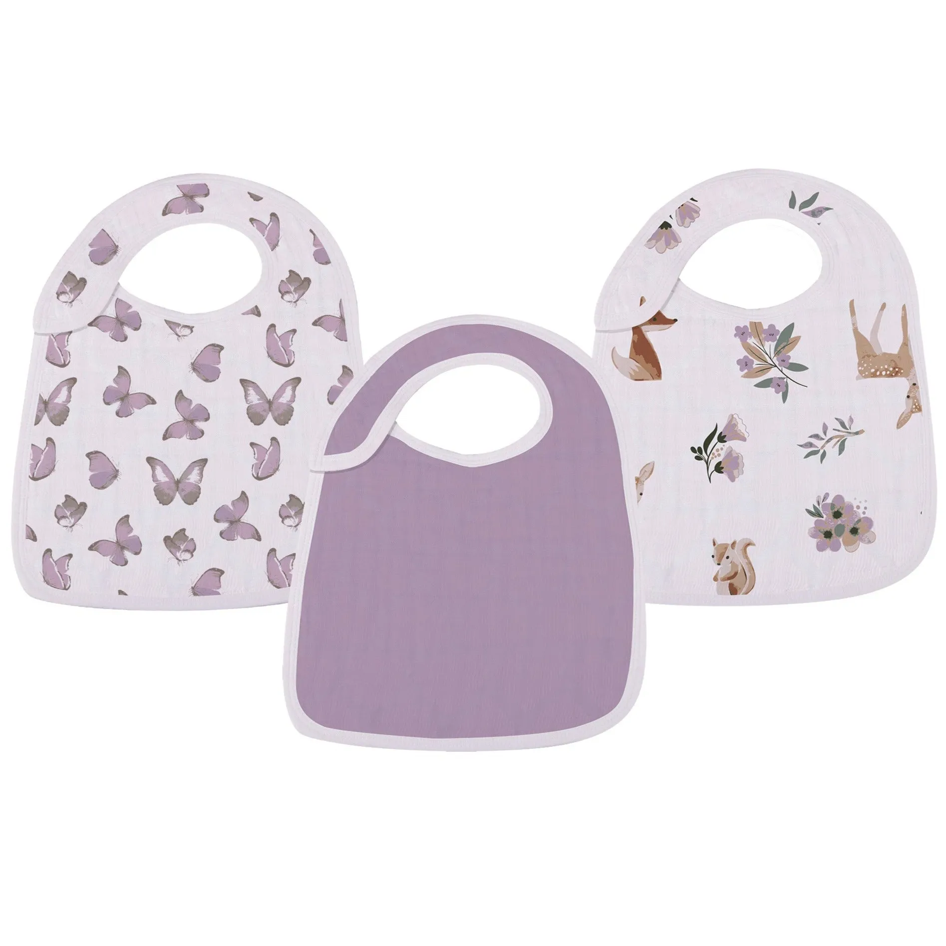 Mountain Meadow Snap Bibs Set 3PK