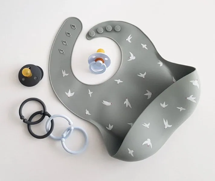 Mushie Bib- Seagulls