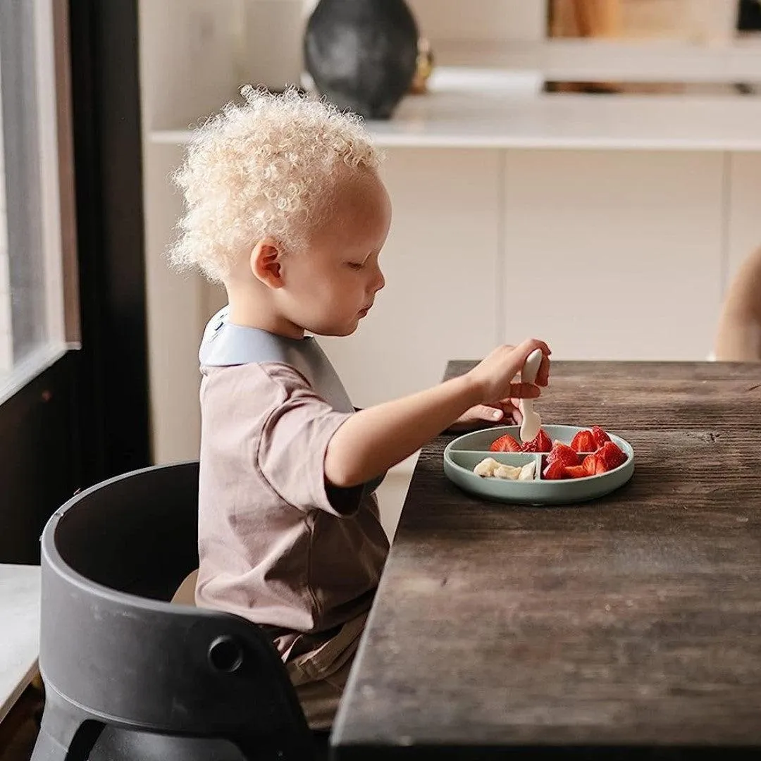 Mushie Silicone Baby Bib - Tradewinds