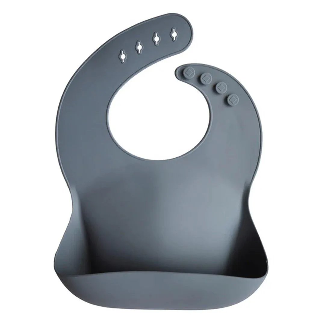 Mushie Silicone Baby Bib - Tradewinds