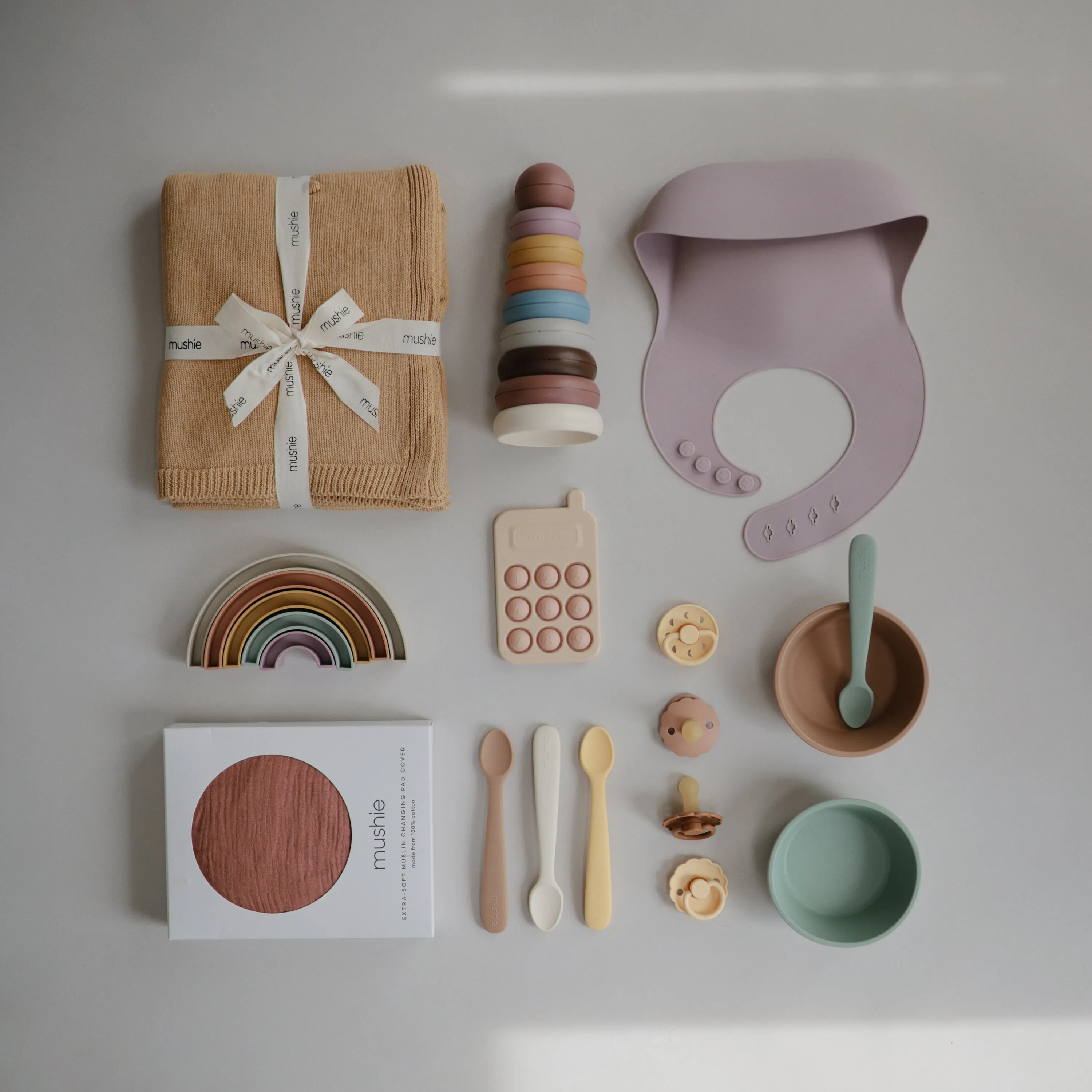 Mushie Silicone Baby Bib