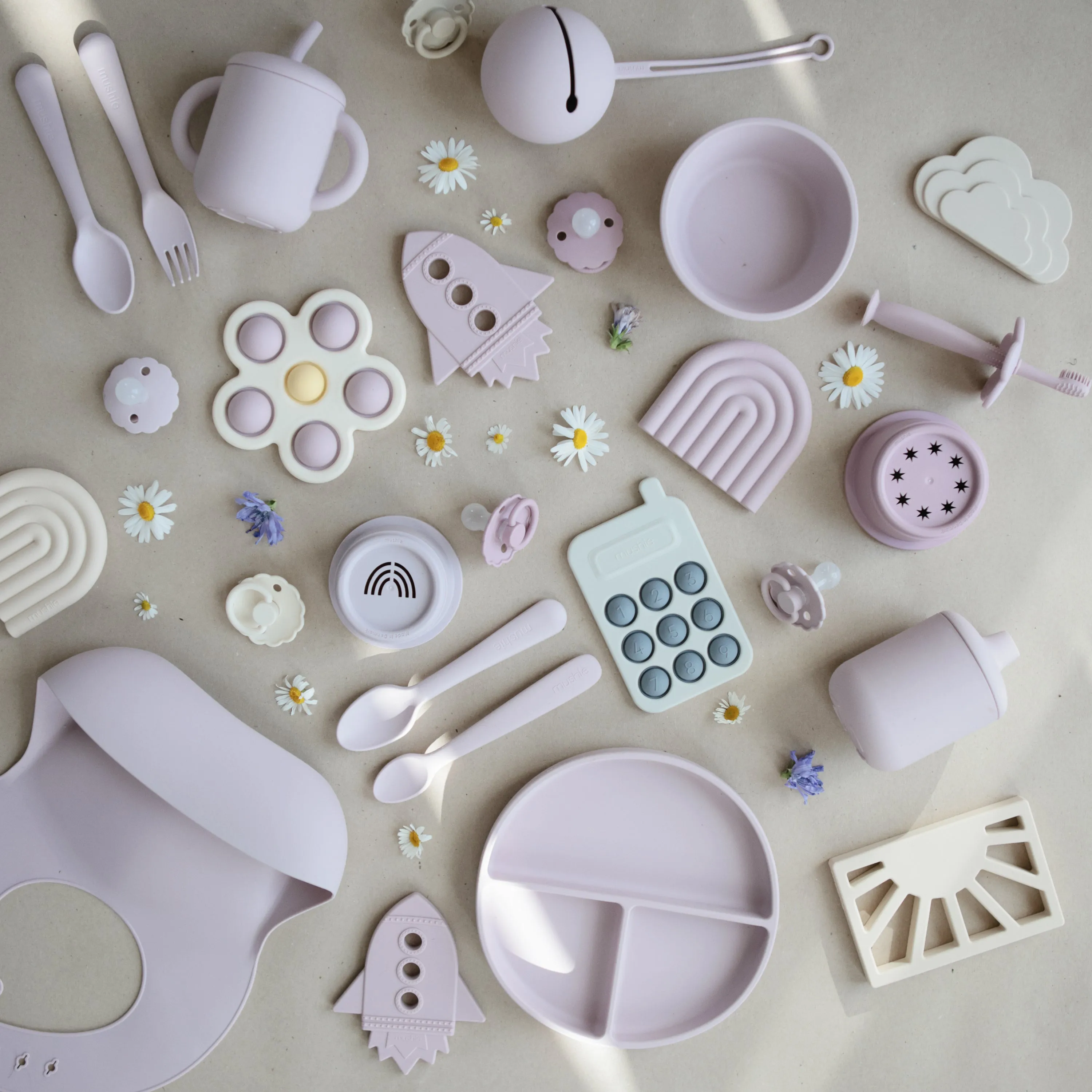 Mushie Silicone Baby Bib