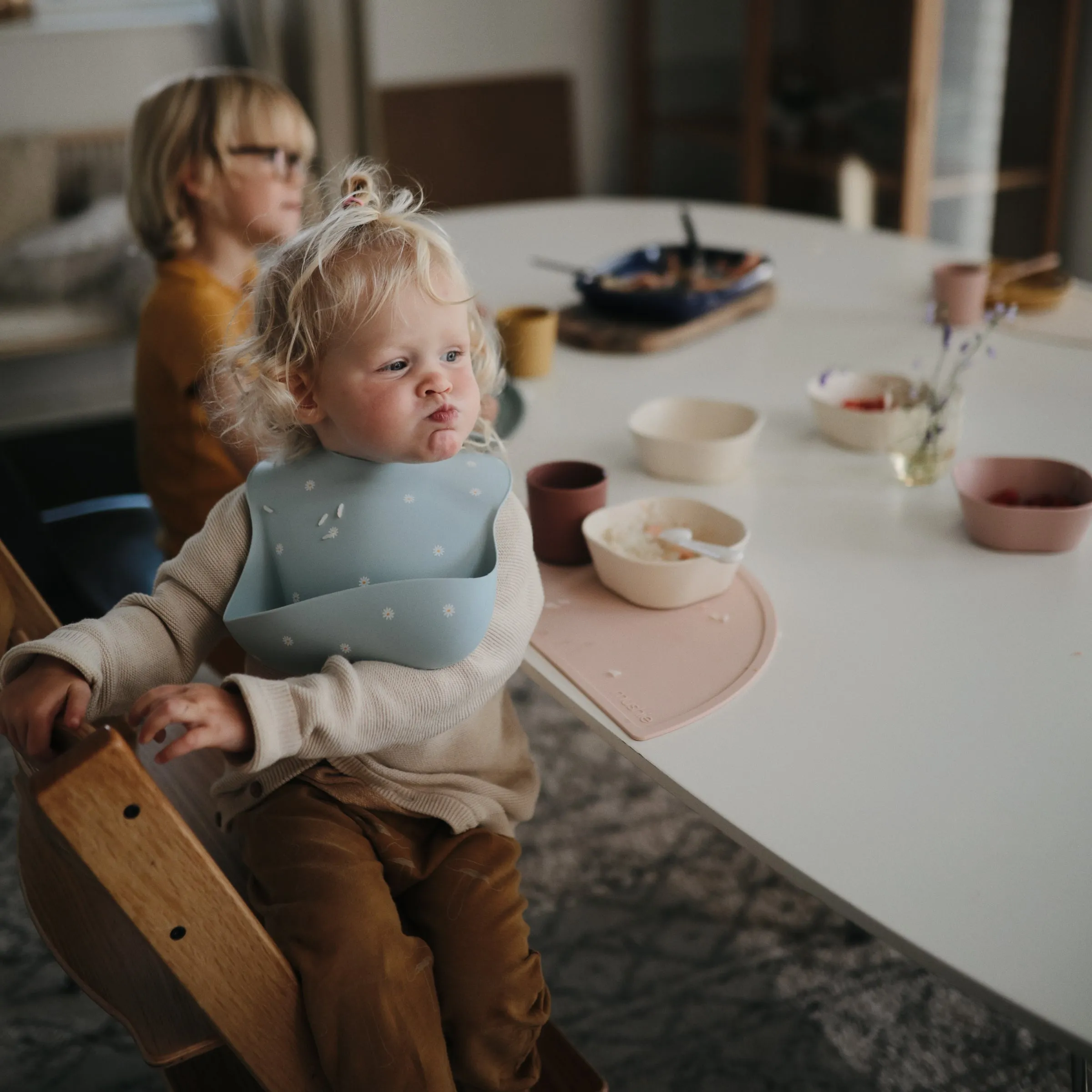 Mushie Silicone Baby Bib