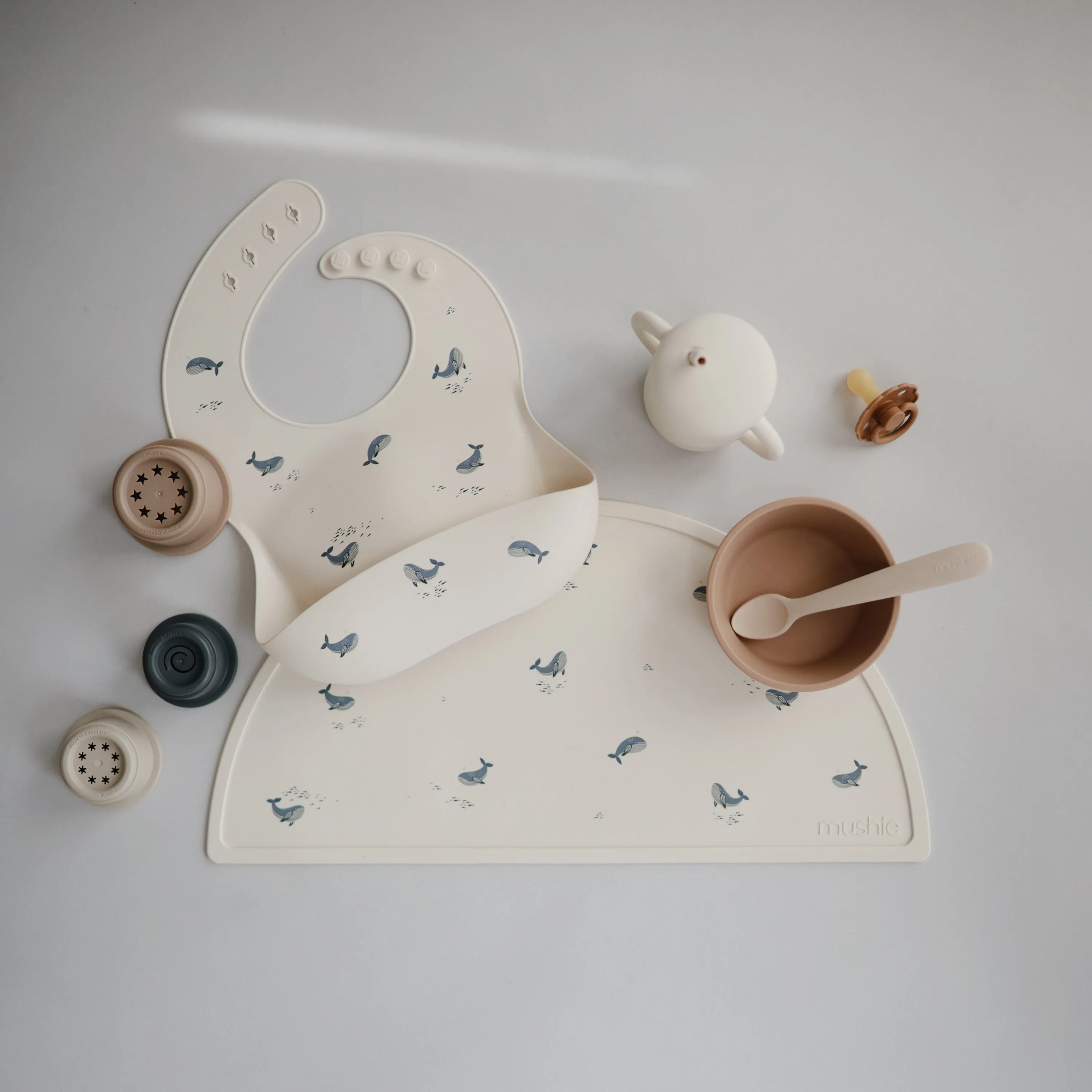 Mushie Silicone Baby Bib