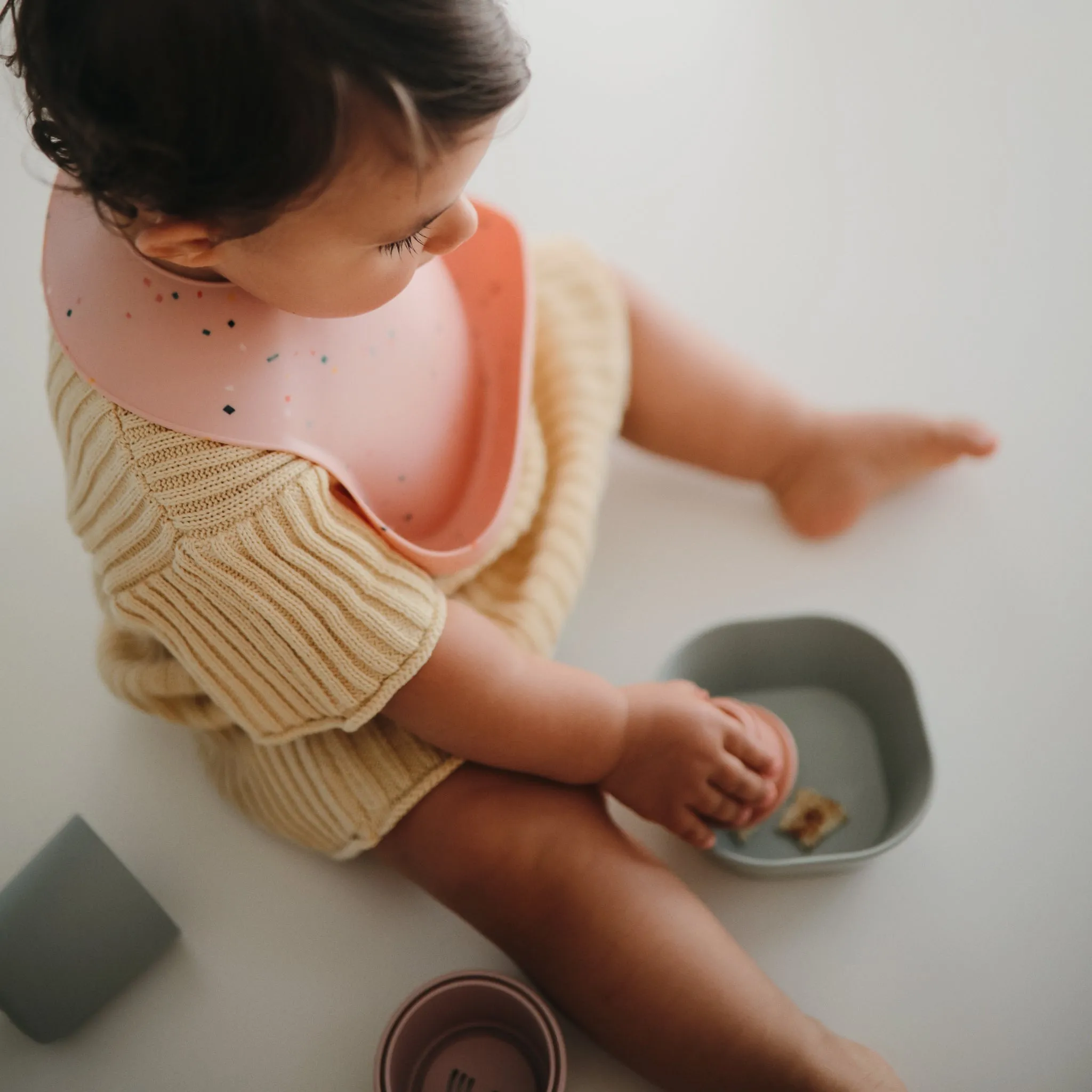 Mushie Silicone Baby Bib