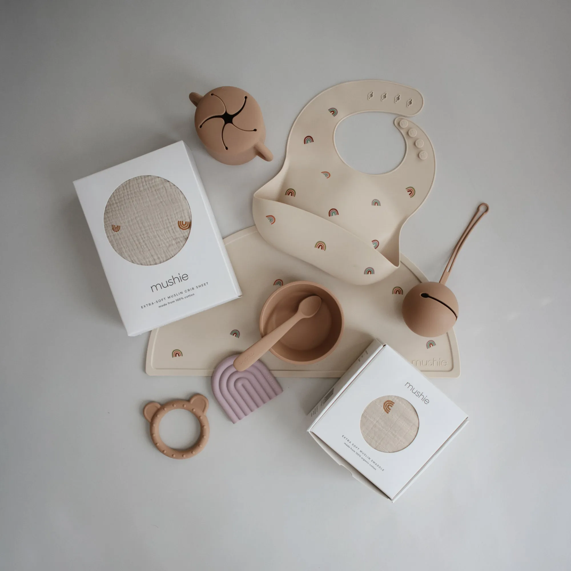 Mushie Silicone Baby Bib