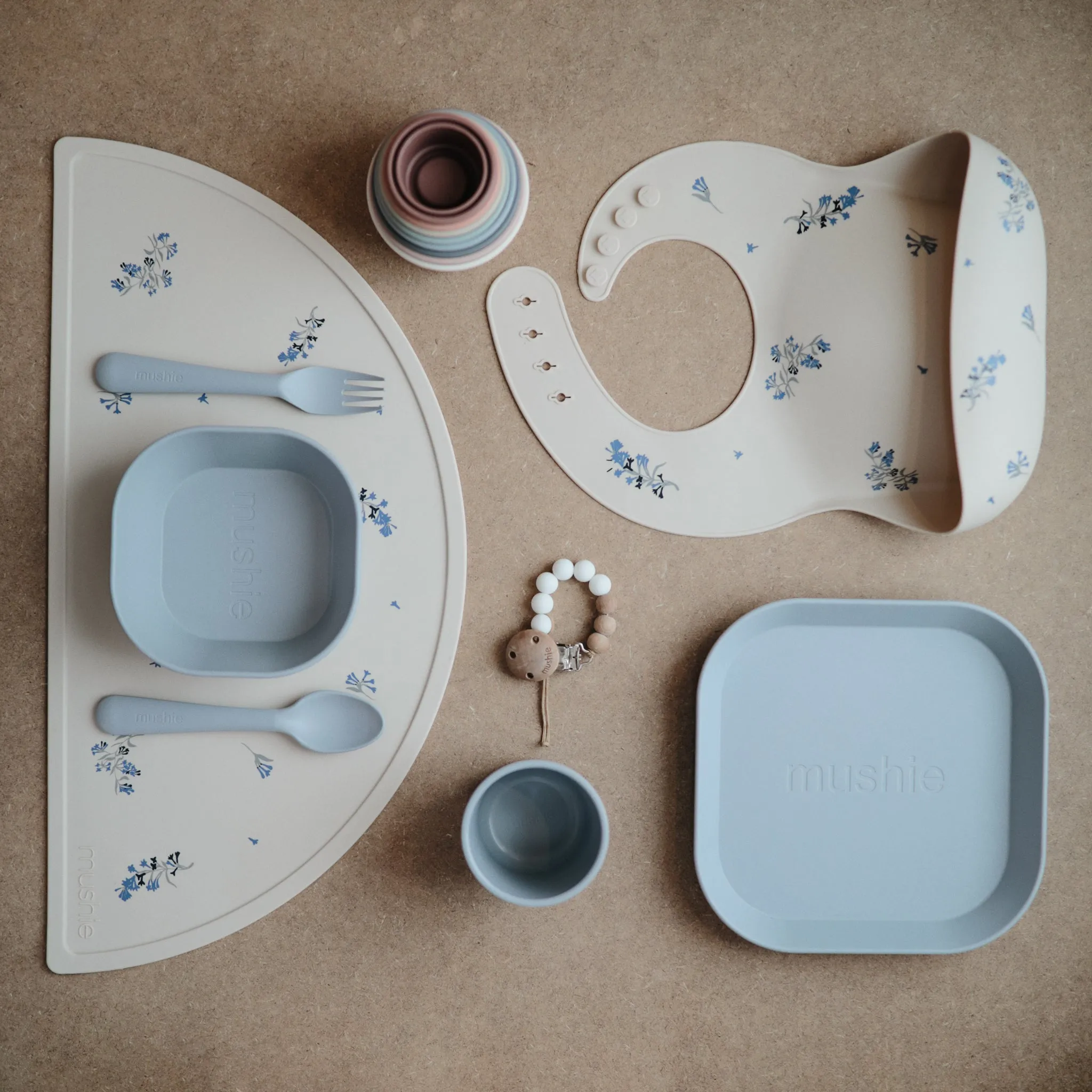 Mushie Silicone Baby Bib