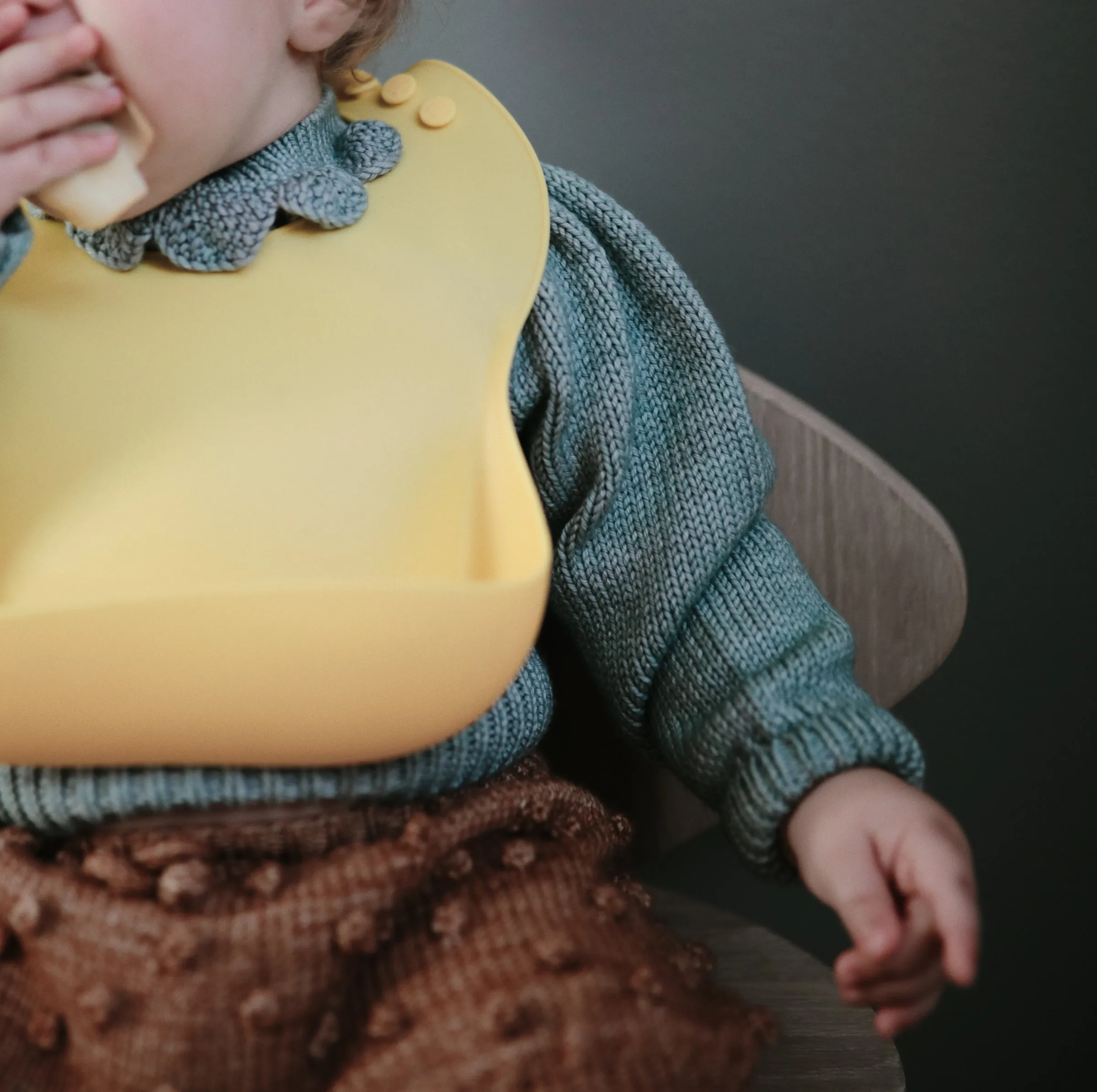 Mushie Silicone Baby Bib