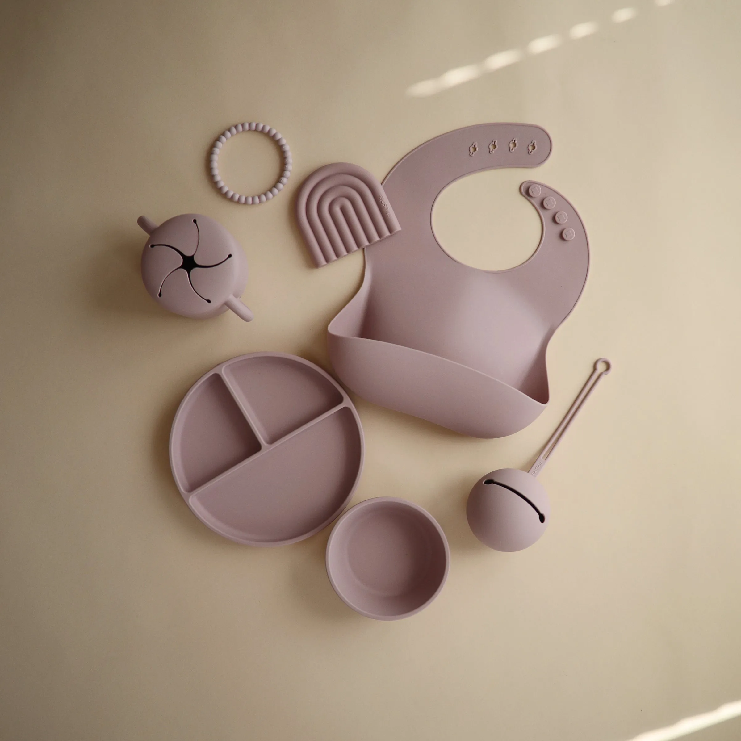 Mushie Silicone Baby Bib