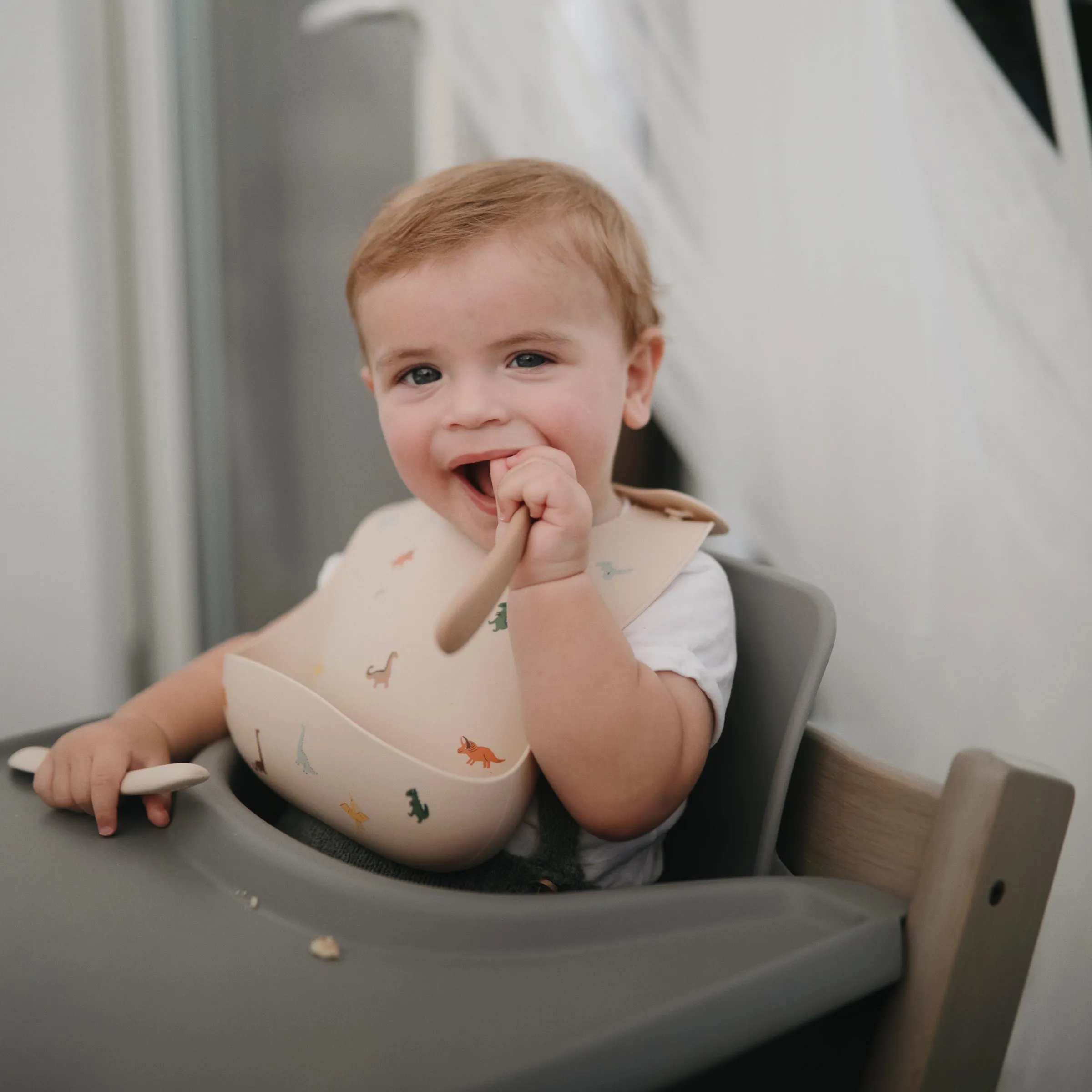 Mushie Silicone Baby Bib