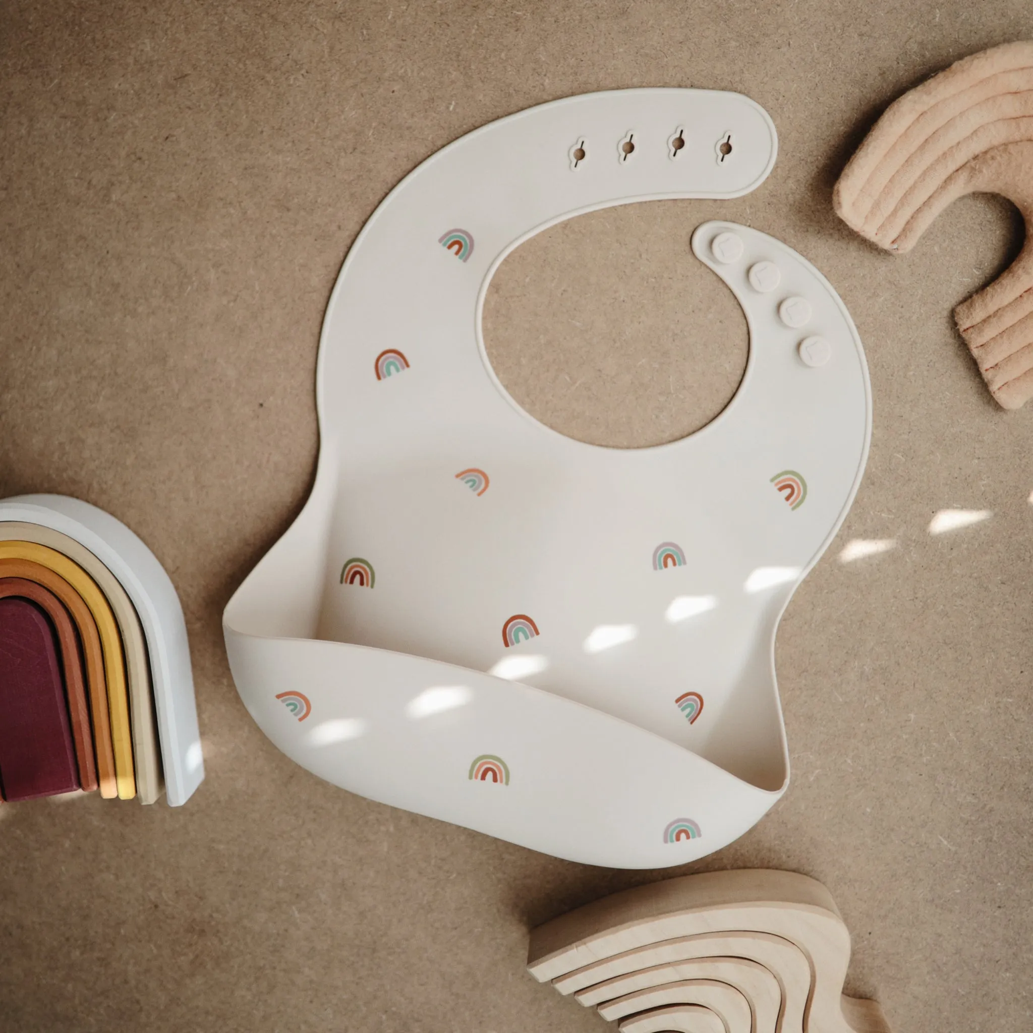 Mushie Silicone Baby Bib