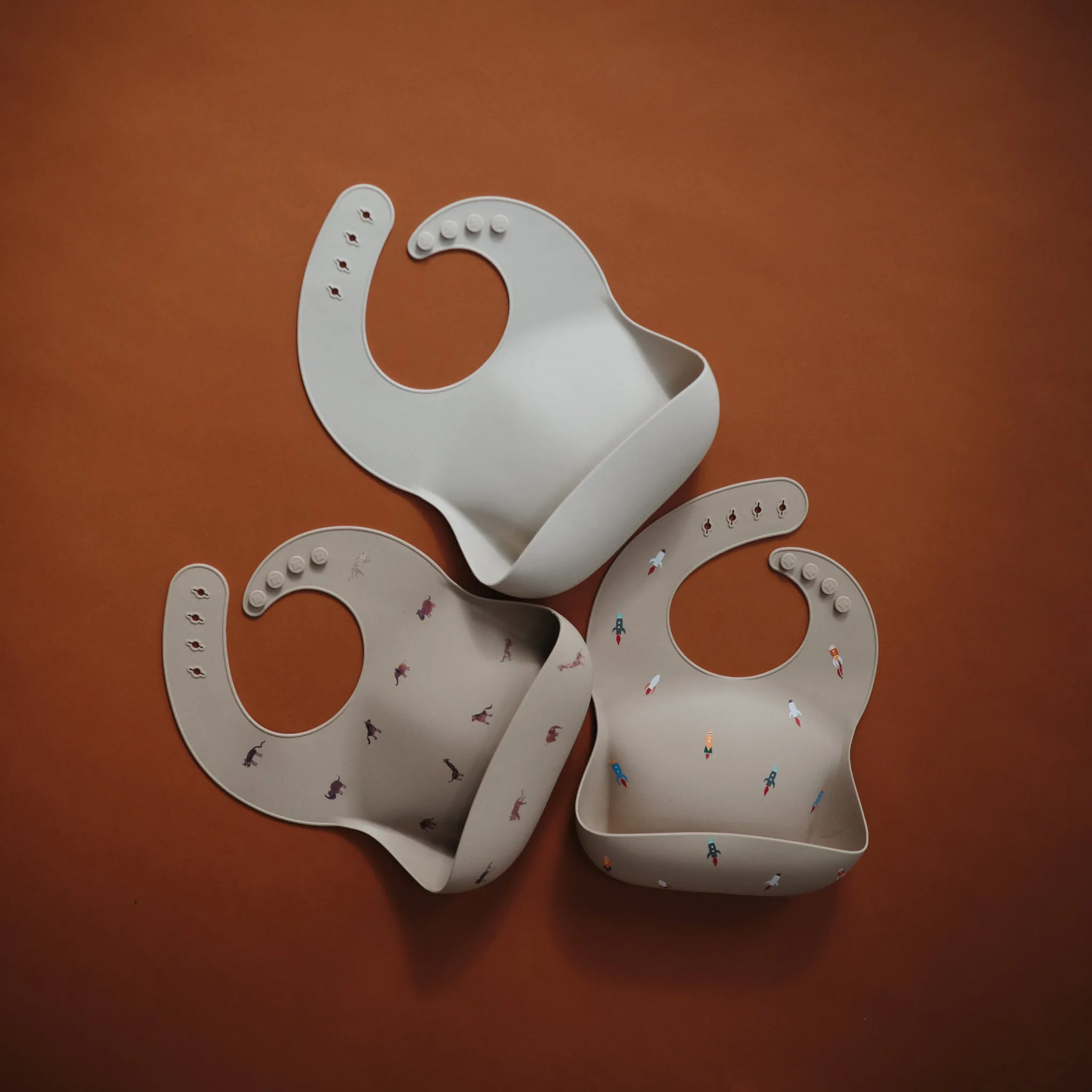 Mushie Silicone Baby Bib