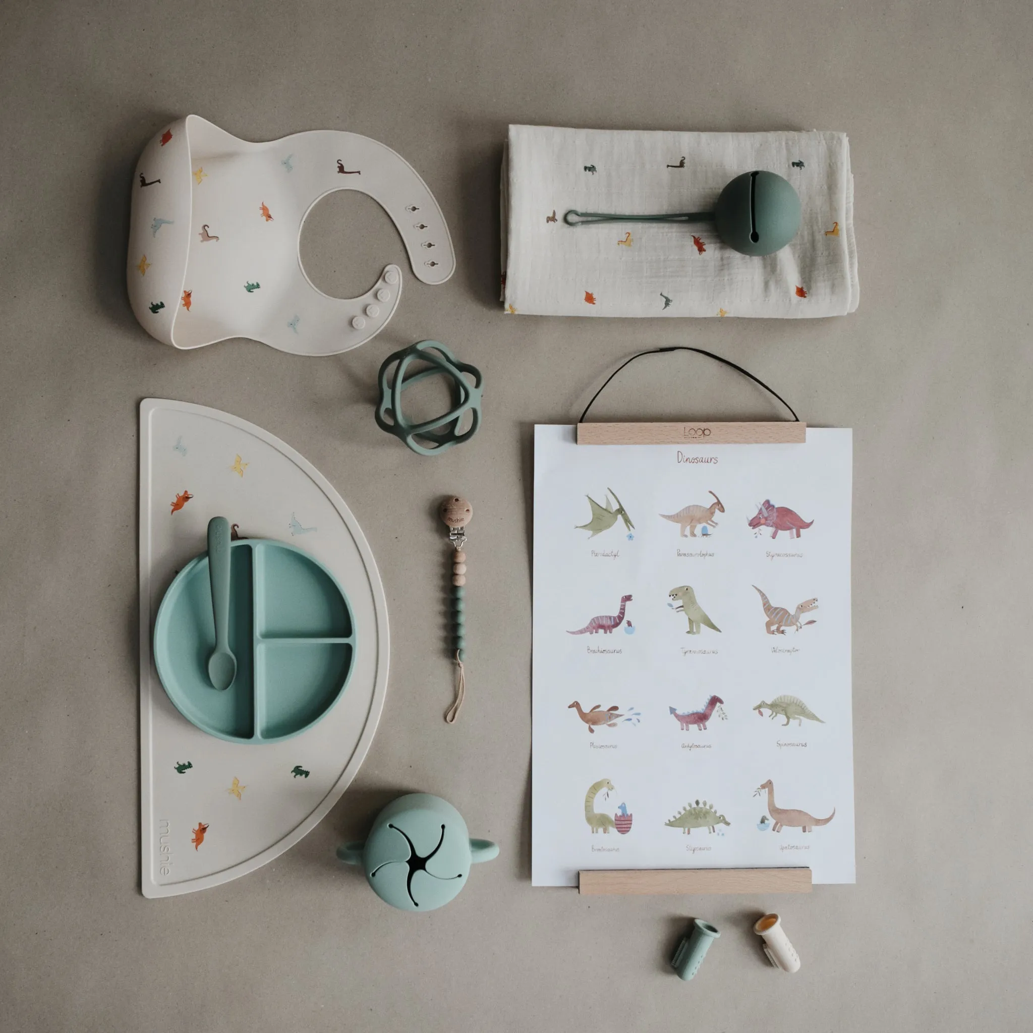 Mushie Silicone Baby Bib