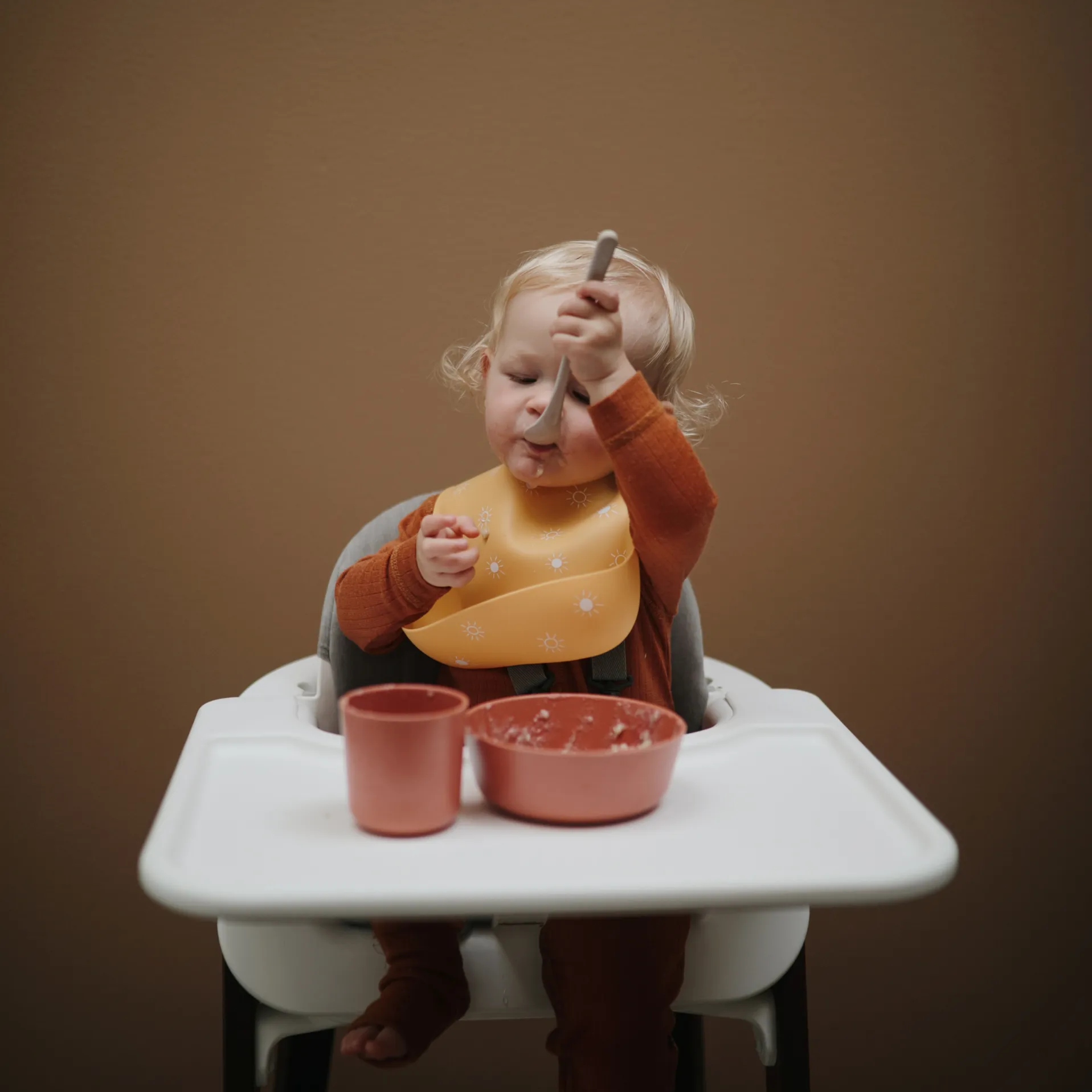 Mushie Silicone Baby Bib