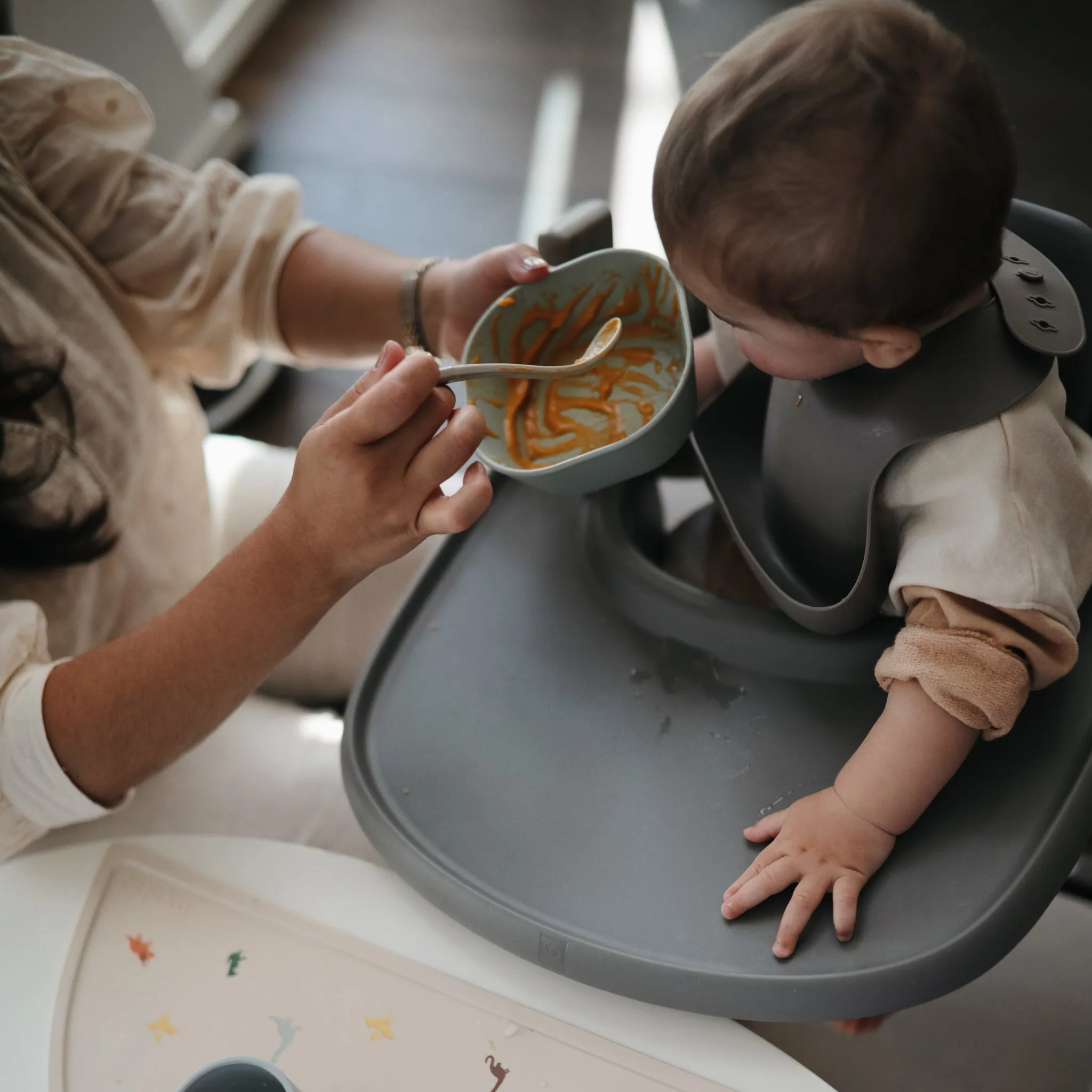 Mushie Silicone Baby Bib