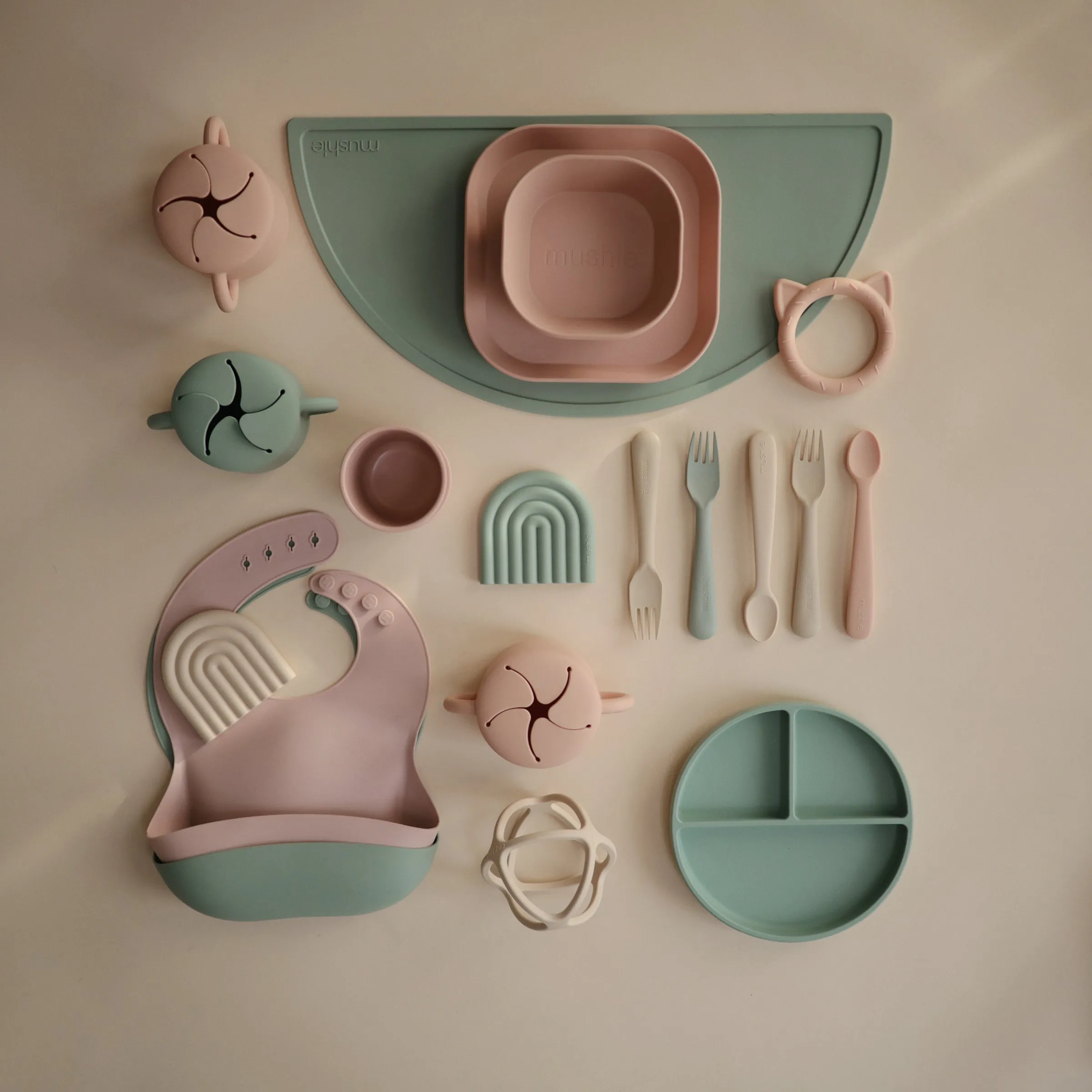 Mushie Silicone Baby Bib