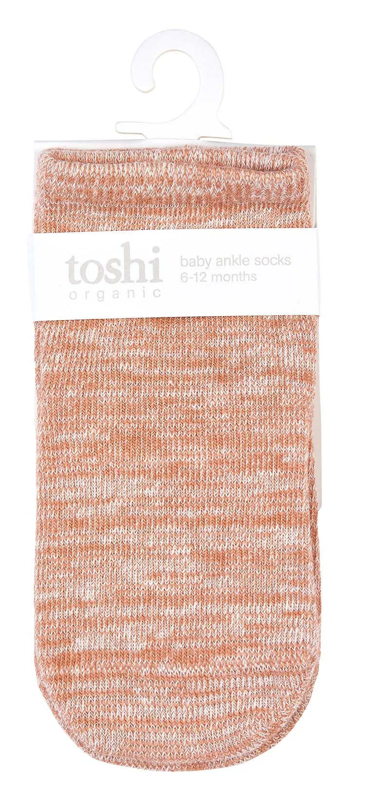 Organic Socks Ankle Marle- Feather