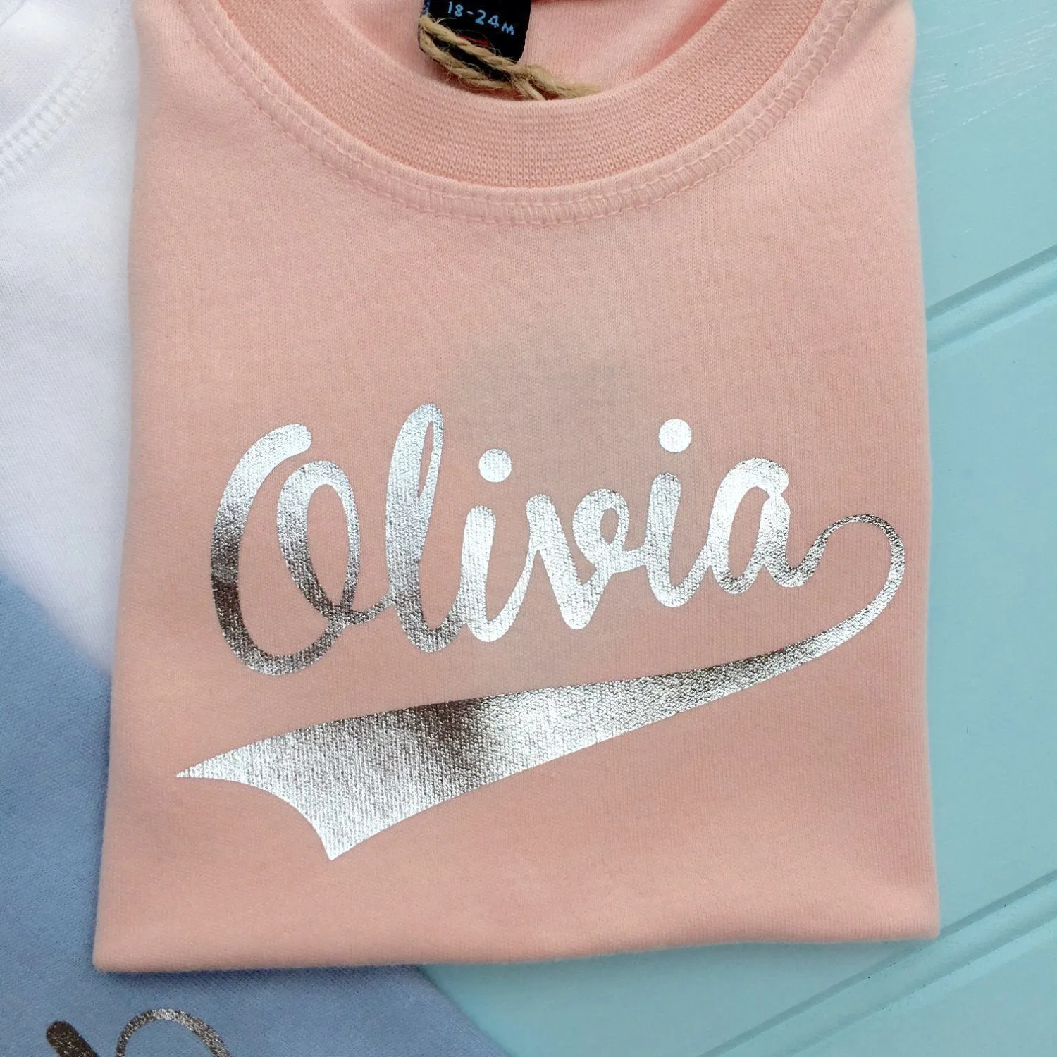 Personalised Baby Girls T-Shirt Short Sleeve