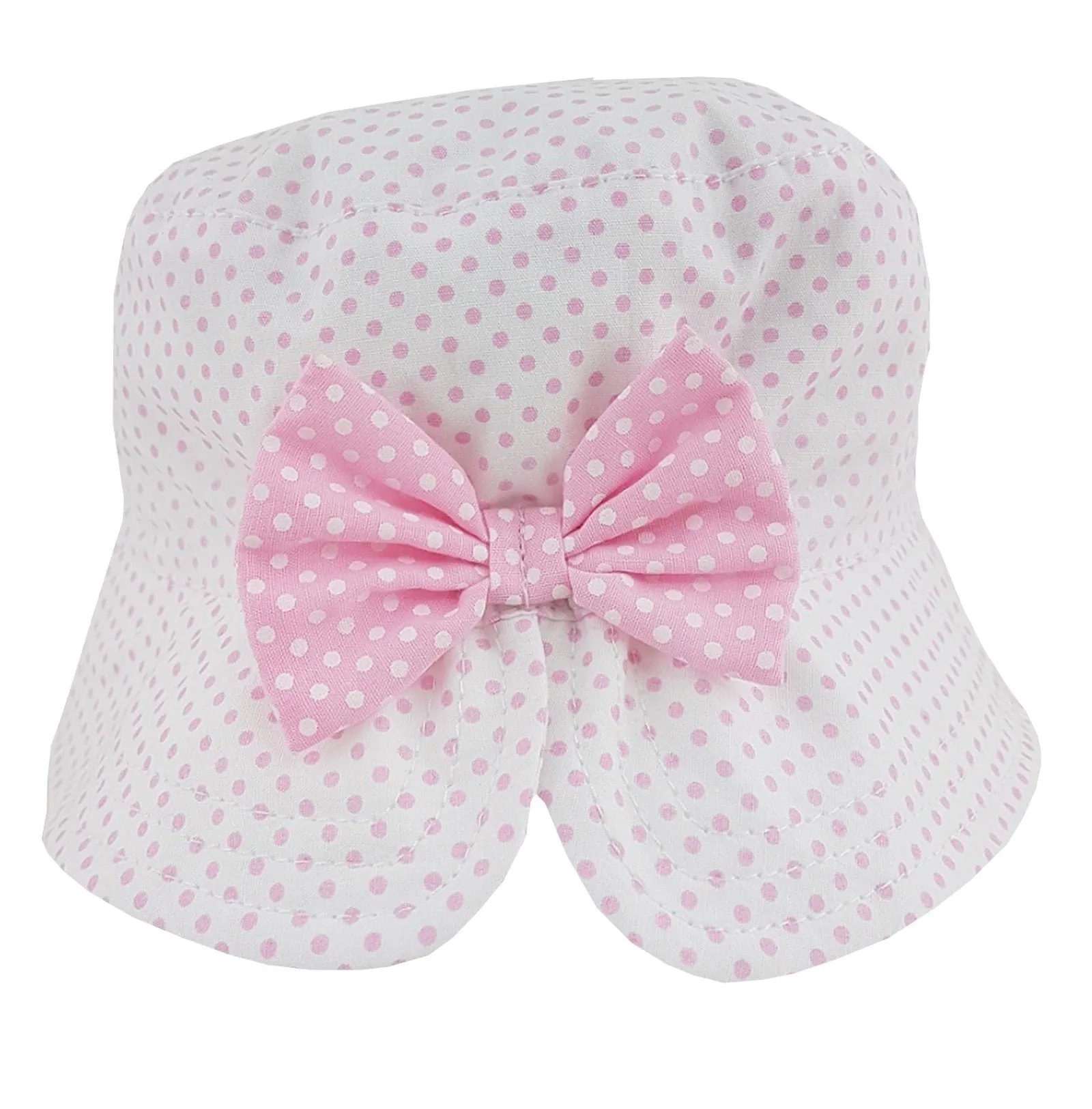 Pink Polka Dot Bucket Hat