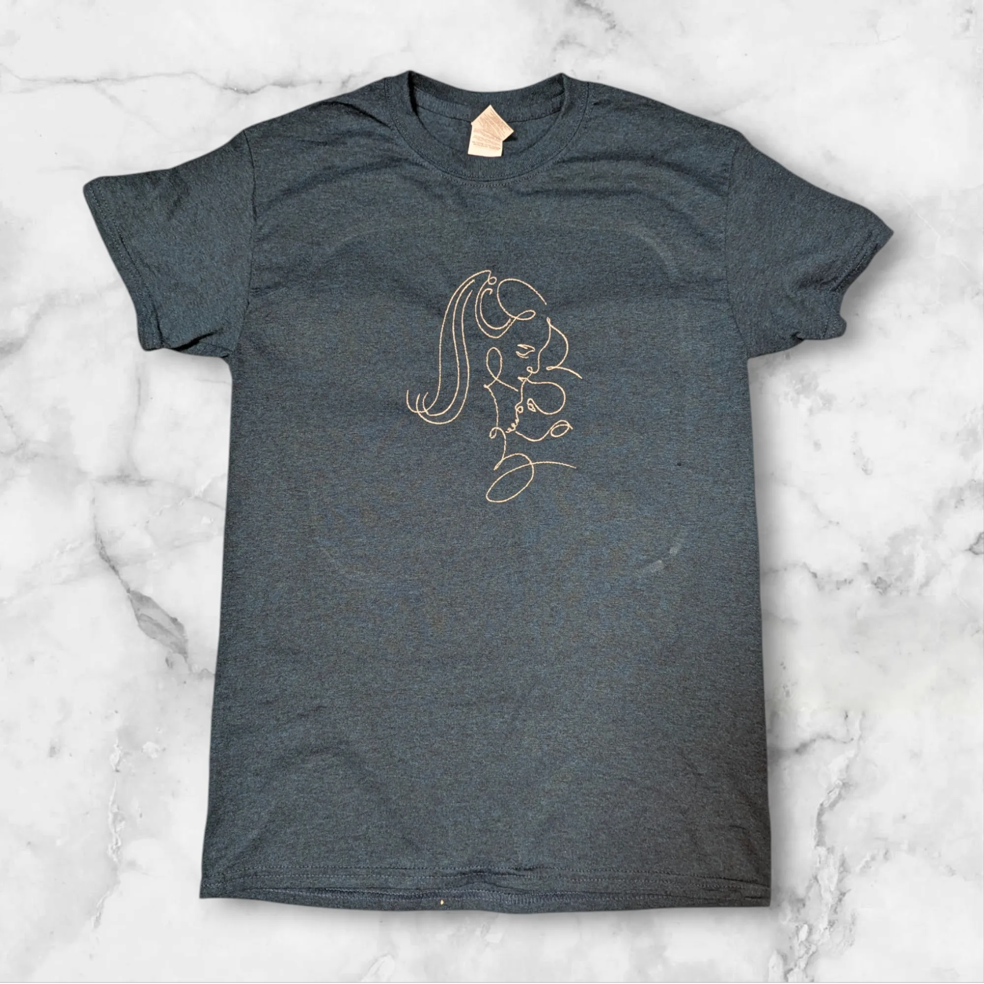 "Mum and Baby Outline" T-shirt (Adult)