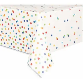 Rainbow Polka Dot Tablecover