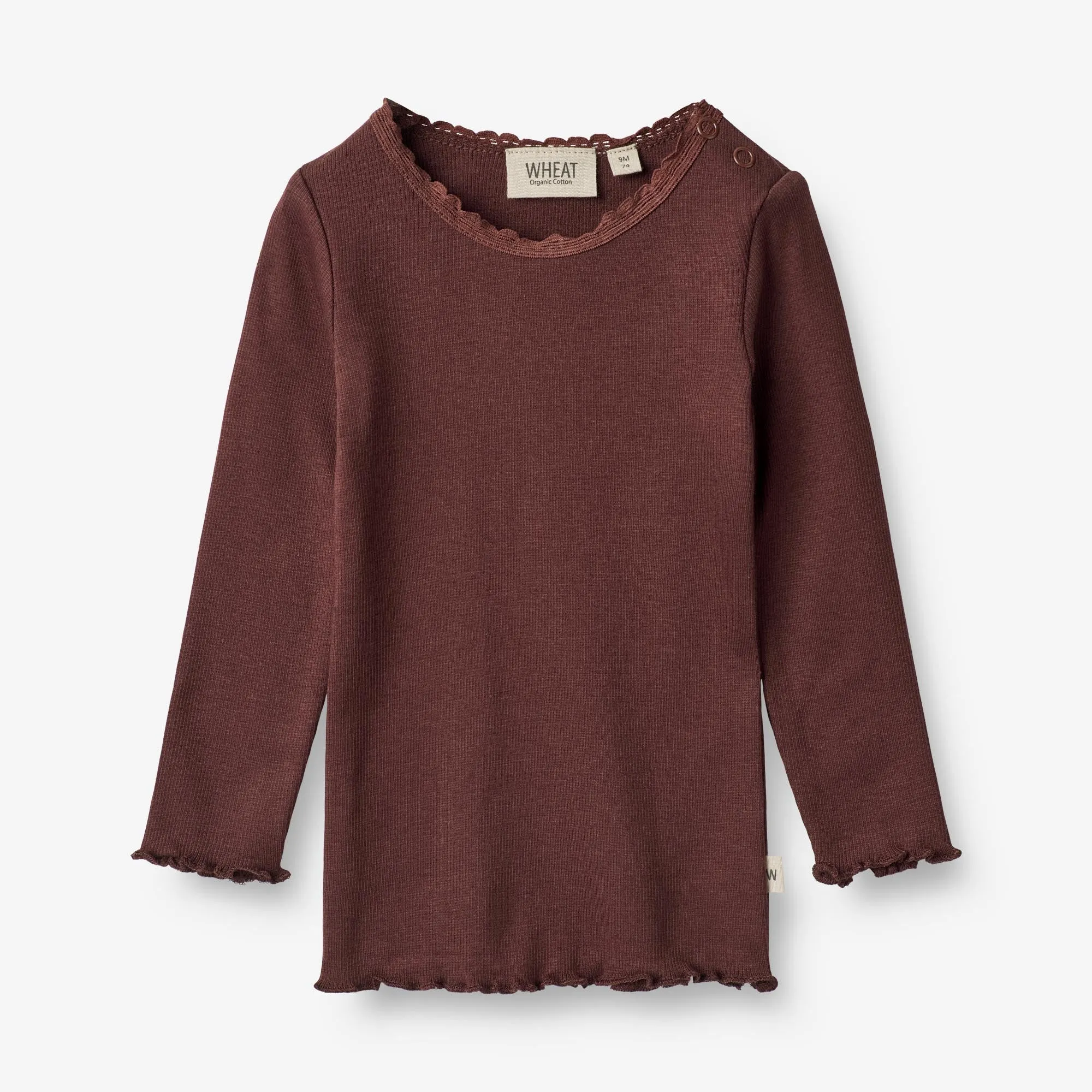 Rib T-Shirt Reese | Baby - aubergine