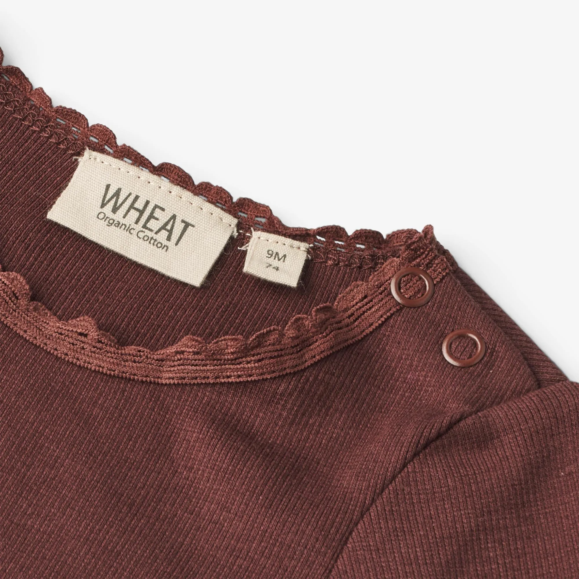 Rib T-Shirt Reese | Baby - aubergine