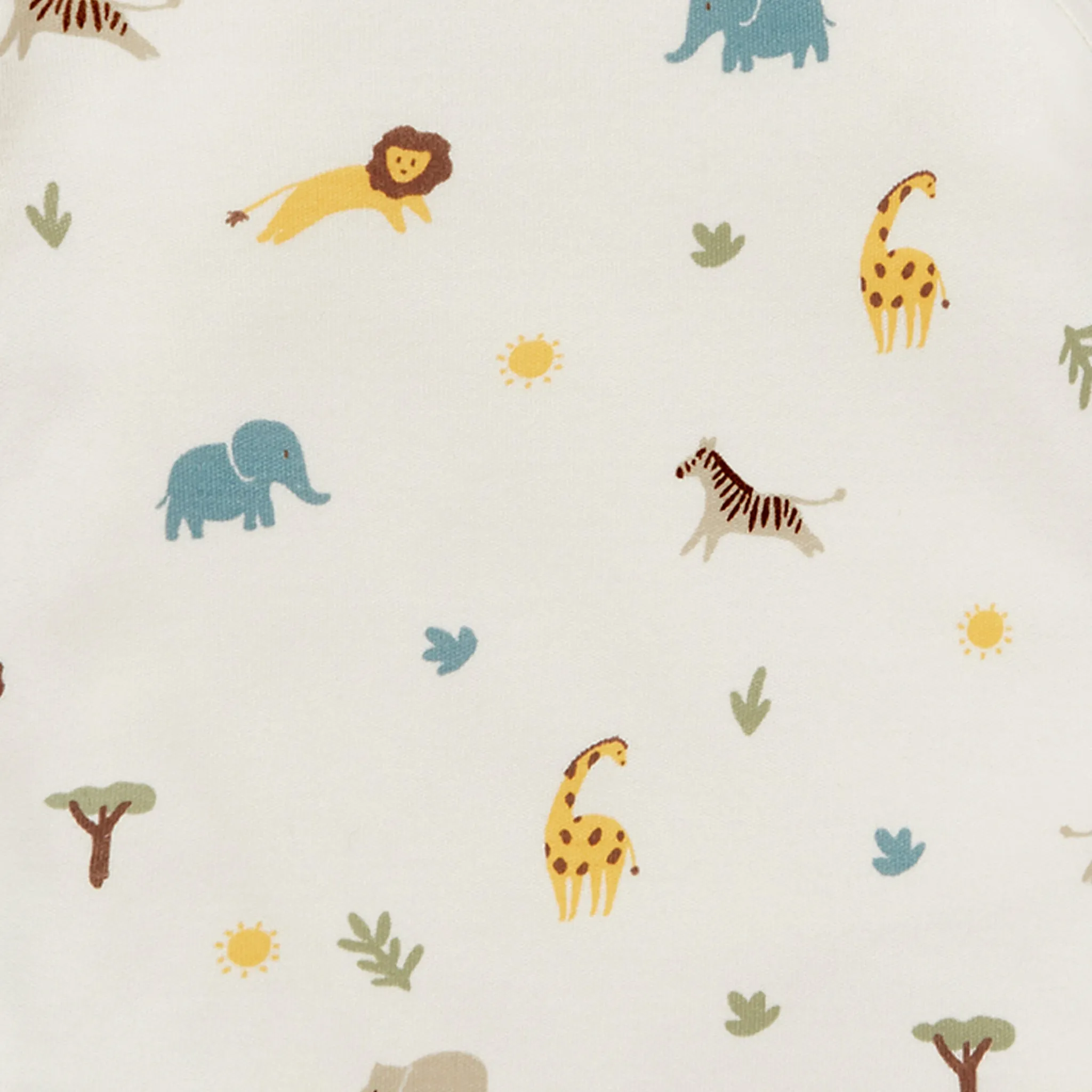 Safari Clever Zip Baby Pajamas 4 Pack