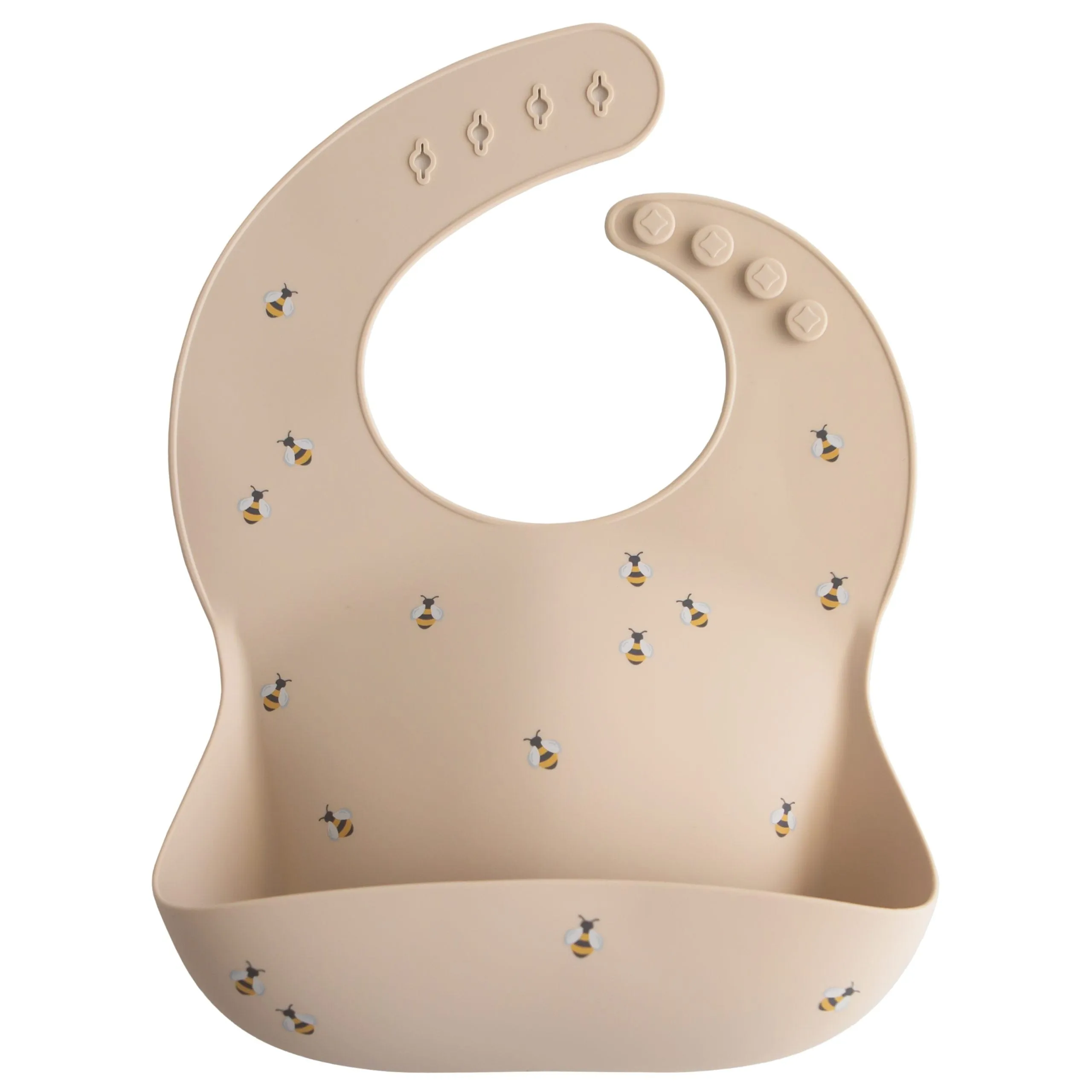 Silicone Baby Bib (Bees)
