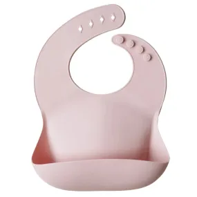 Silicone Baby Bib (Blush)