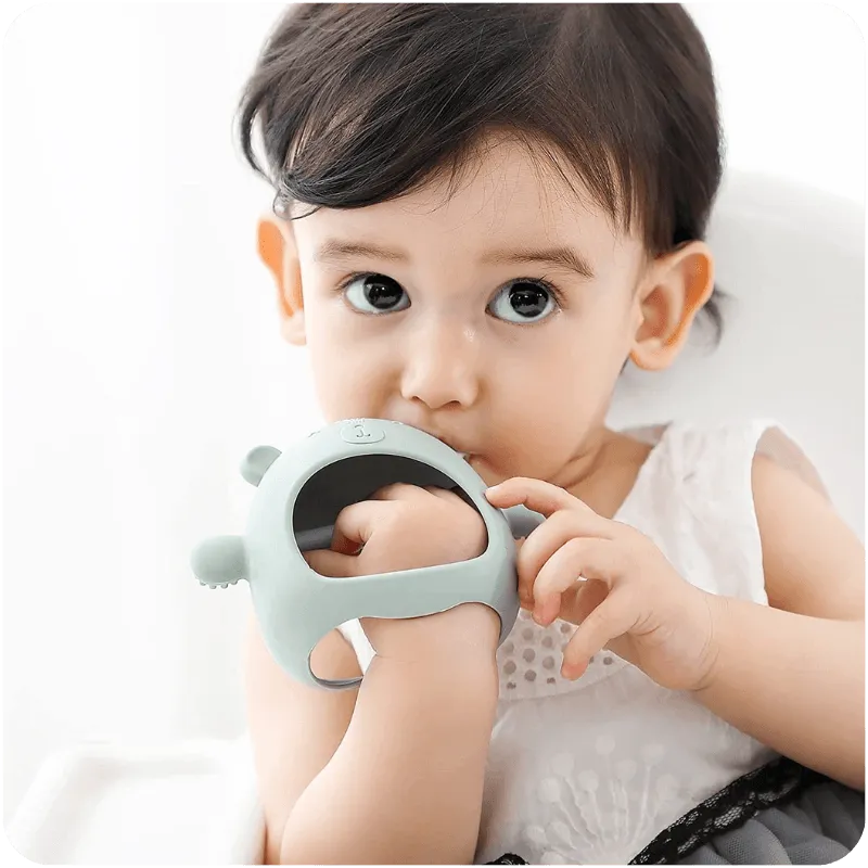 Silicone Baby Teether – Safe, Soothing, Easy to Hold
