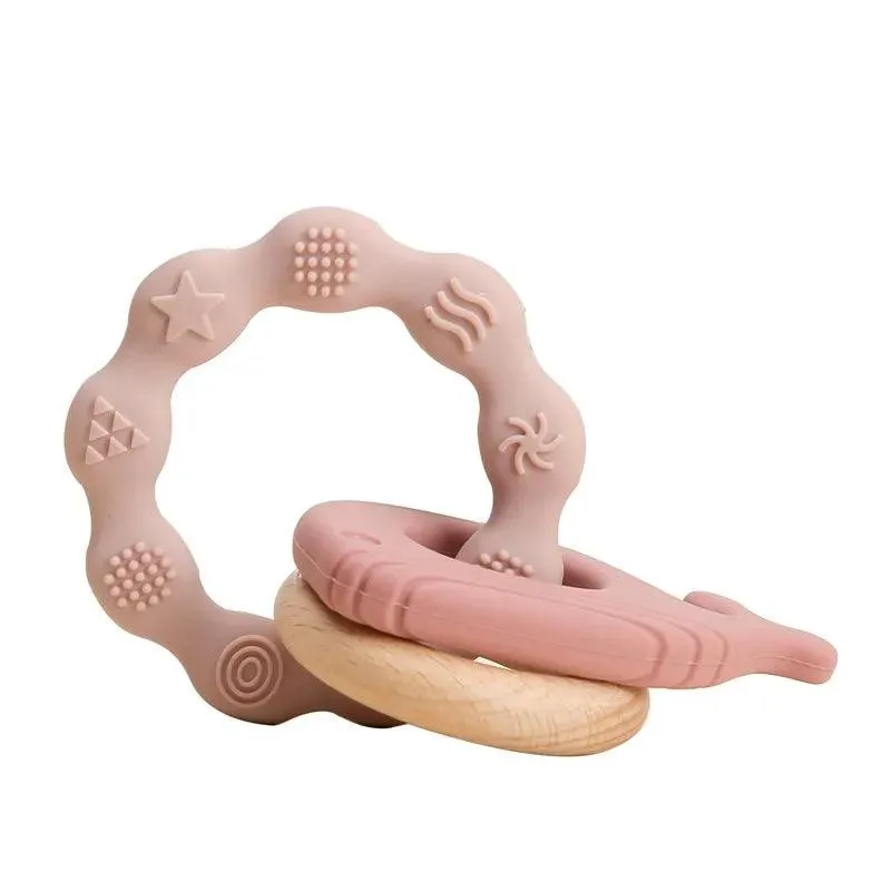 Silicone Baby Teether – Safe, Soothing, Easy to Hold