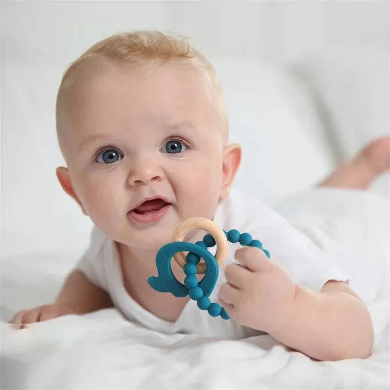 Silicone Baby Teether – Safe, Soothing, Easy to Hold