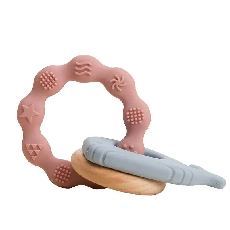 Silicone Baby Teether – Safe, Soothing, Easy to Hold