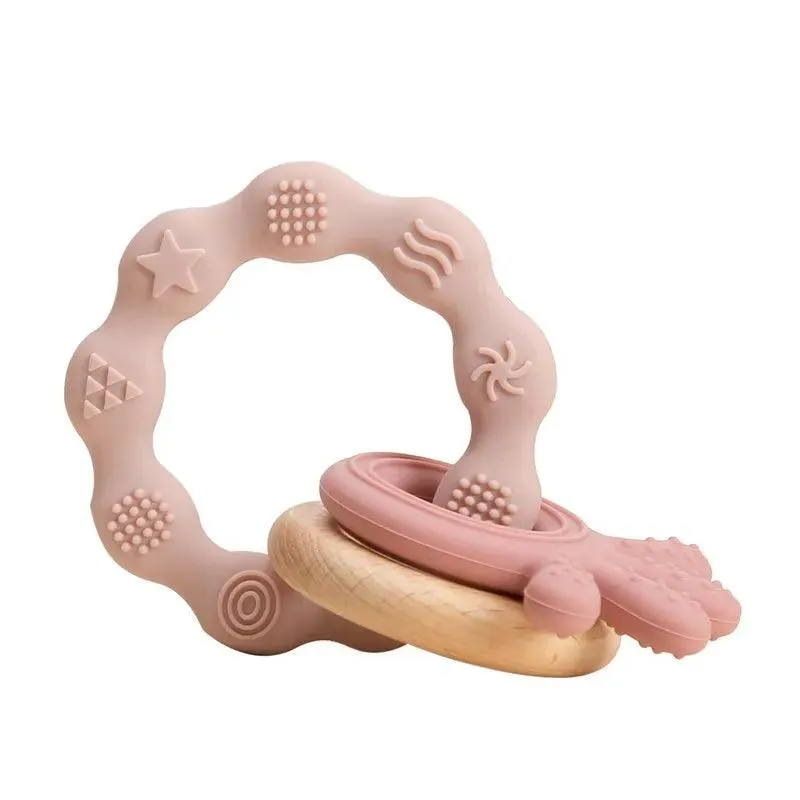 Silicone Baby Teether – Safe, Soothing, Easy to Hold
